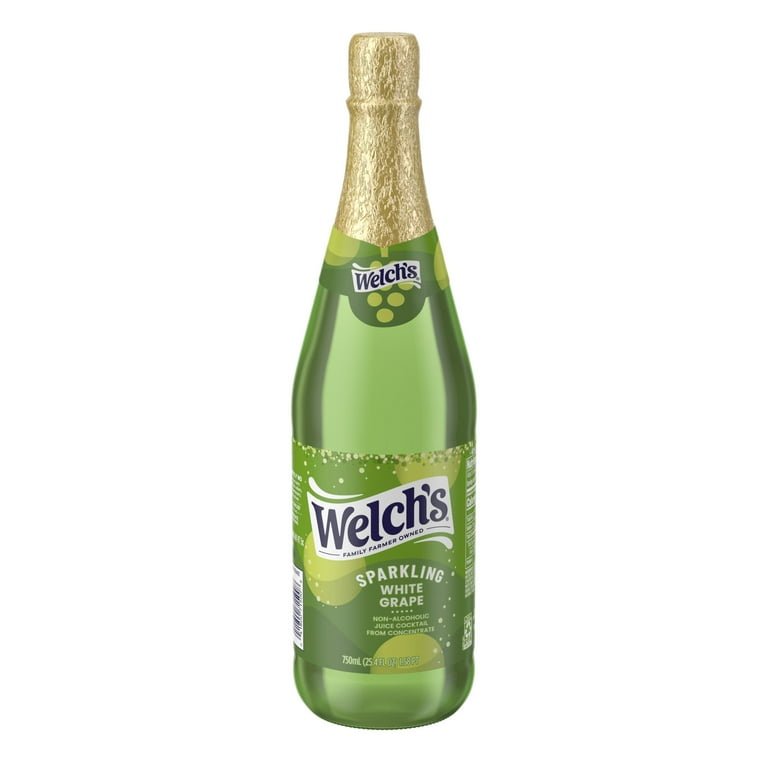 Cocktail de Jus Welch’s Sparkling Sans Alcool au Raisin Blanc 750ml