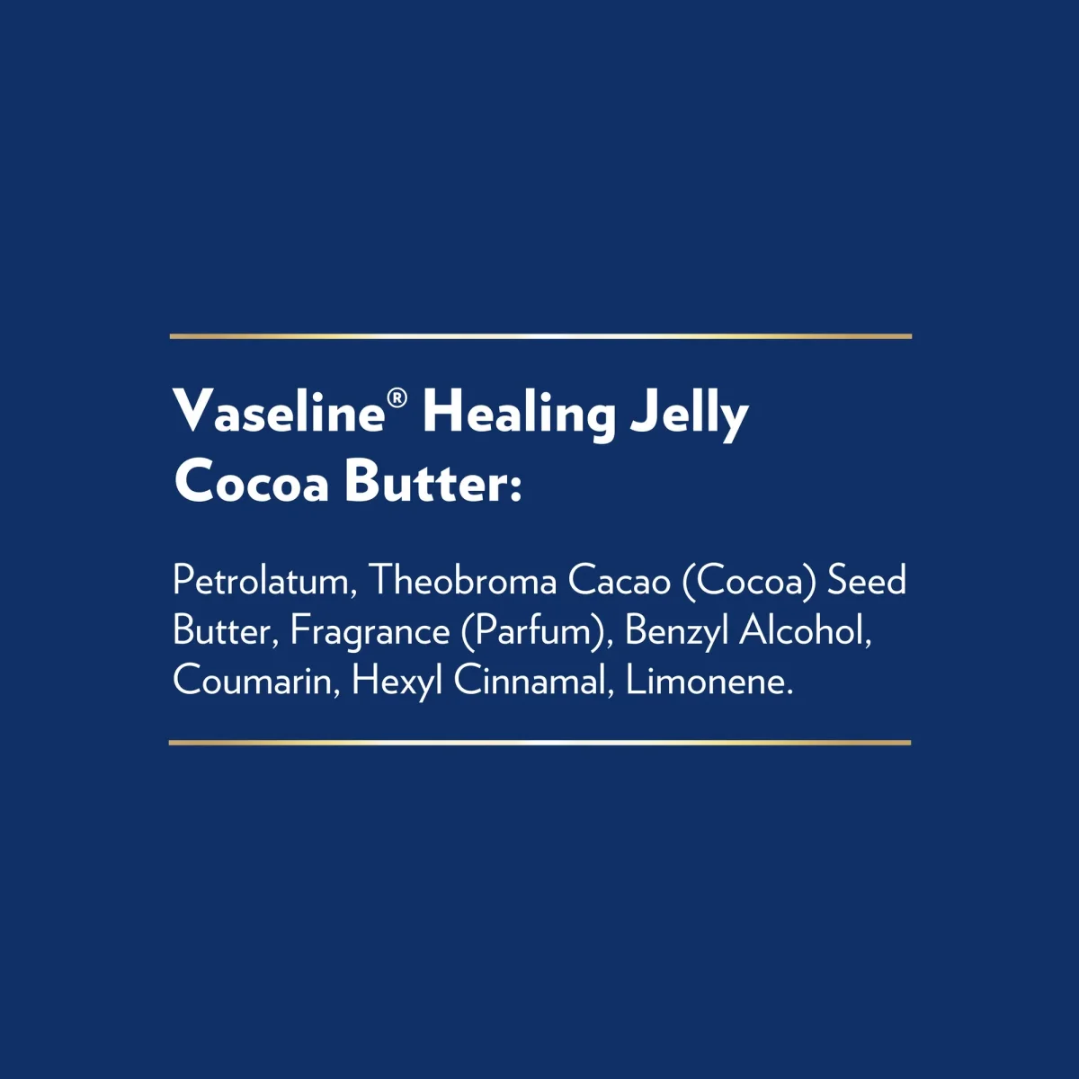 Vaseline Healing Jelly Cocoa Butter – Gelée de Soin Réparatrice au Beurre de Cacao, Hypoallergénique, 368g – Image 6