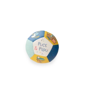 Ballon souple 10 cm Puce & Pilou