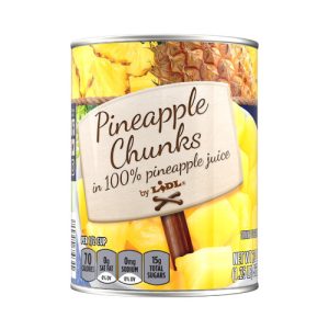 Lidl Pineapple Chunks, Morceaux d’Ananas au Jus de Fruit, 567 g